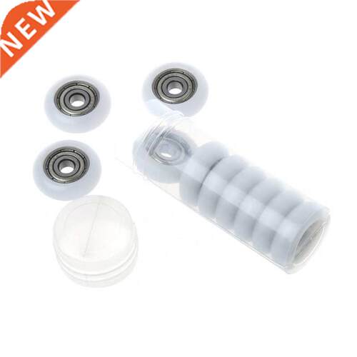 10 Pcs 5x2x7.mm Nylon Carbon Steel Bearings Pulley Wheels