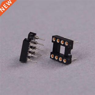 10pcs Round Hole 8 Pins 2.54MM DIP DIP8 IC Sockets Adaptor S