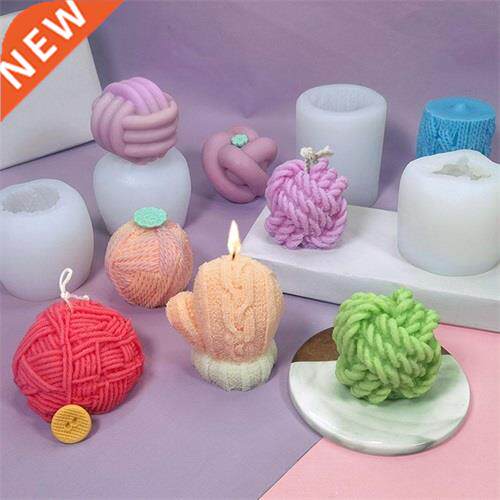 Scented Candle Mold DIY Wool shape Candle Silicone Casting