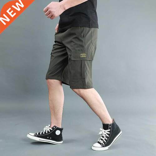 Mens Military Cargo Shorts Outwear Summer Tactical 1/2 Capri