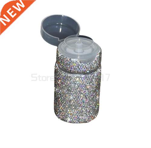 Crystal Push Makeup Remover Water Bottle Dispenser Clear