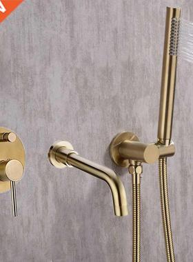Bathtub Mount Shower Set Mixer Valve 2 Function Bathtub Fill