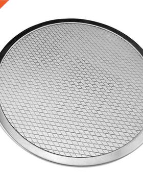 6/7/8/9/10inchPizza Tray Mesh Seamless Aluminum Pancake