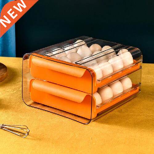 Egg Box Rack Drawer Refrigerator Fresh-Keeping orage Box