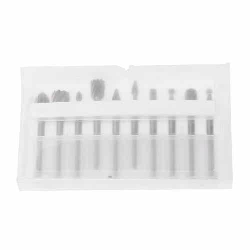 10pcs Rotary File Grinding Polishing Head Engraving Cutter T