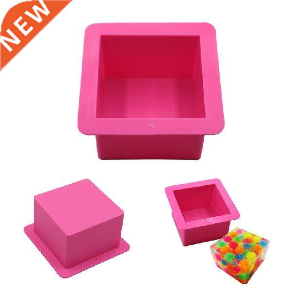 500ML Large Cube Square Silicone Soap Mold Handmade Resin