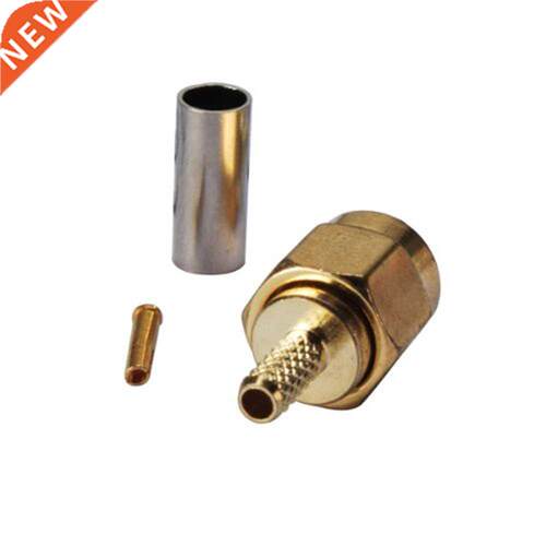 20Pcs RP SMA male Jack Crimp connector for RG316 RG174 LMR10