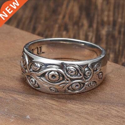 Men Retro Hip-Hop Personality Ring Punk Fashion Rings for Wo