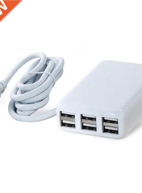 US Multi-function 6 USB Ports Wll usb Chrger 5V 6 Power