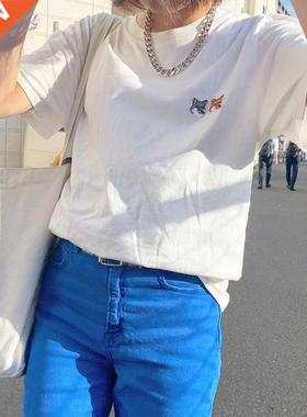 Rowling Women Fox Print Graphic Tees Summer O Neck Short Sle