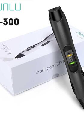 SUNLU Magic 3D Pen SL-300 Black Color 3D Printing Pens Suppo