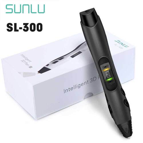 SUNLU Magic 3D Pen SL-300 Black Color 3D Printing Pens Suppo