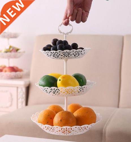 3-Tier Fruit Basket Holder Portable Countertop Serving Tray