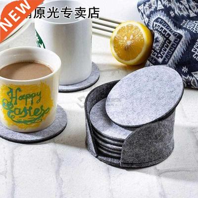 10PCS Coaster Set Felt Coaster Drink Cup Coffee Mug Pad Cup