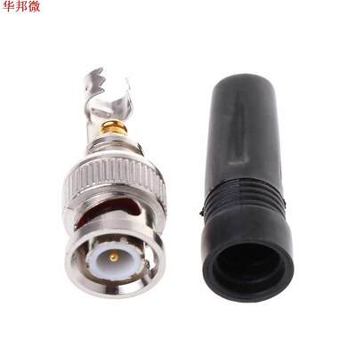 BNC Male Plug Quick Fit No Solder Zinc Alloy BNC Male Connec