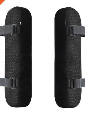 Hot 2pcs Ultra-Soft Memory Foam Chair Armrest Pads Elbow