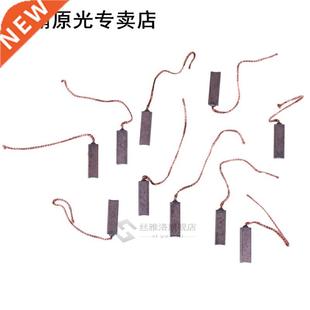 10Pcs 4.5 x 6.5 x 20mm Carbon Brushes Wire Leads Generator G