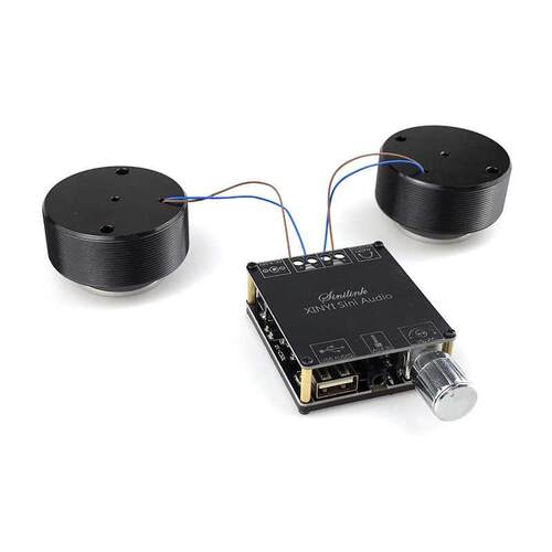 2*25W Audio Portable Resonance Vibration Speaker Bluetooth-C