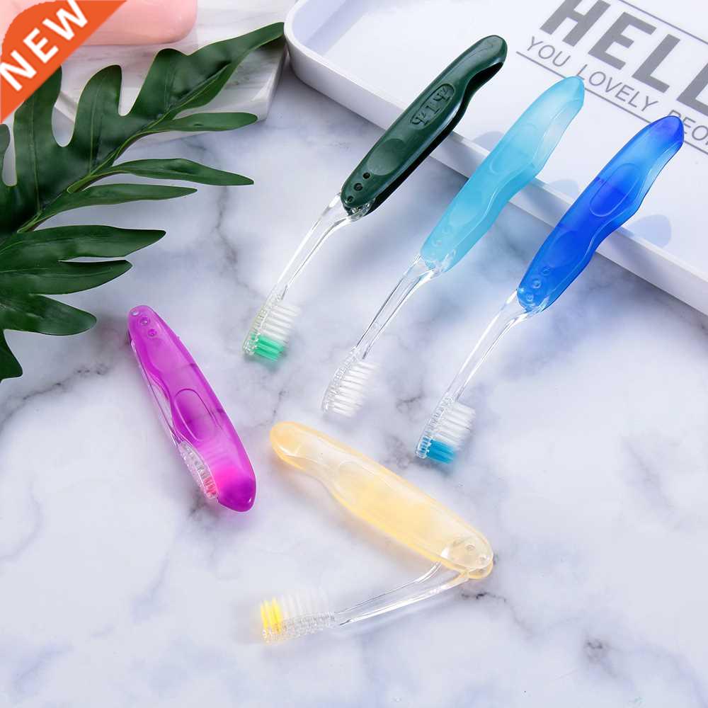 1PC Folding Toothbrush Charcoal Fiber Portable Compact Trave