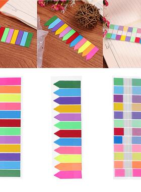 12 Color Sticky Notes Index Memo Pad N Times Label Paper Sel