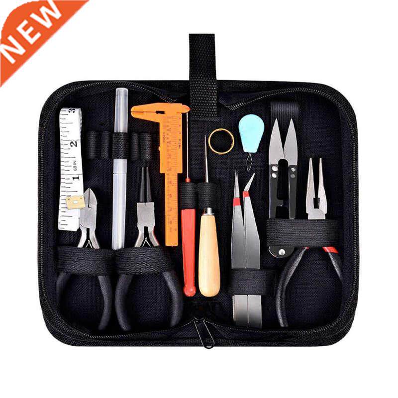19Pcs Jewelry Making Tools Kit with Zipper Storage Case for