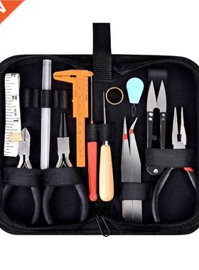 19Pcs Jewelry Making Tools Kit with Zipper Storage Case for