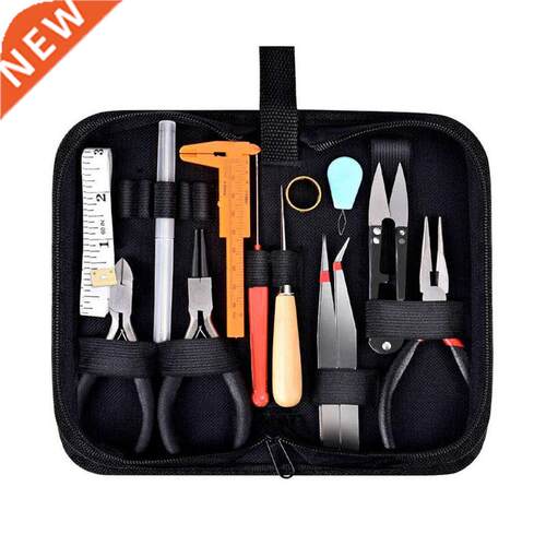 19Pcs Jewelry Making Tools Kit with Zipper Storage Case for