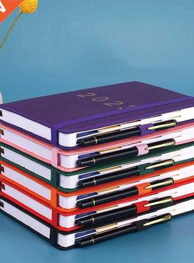 202 Planner Agenda Notepad A5 PU Leather 158 Sheets Diary J