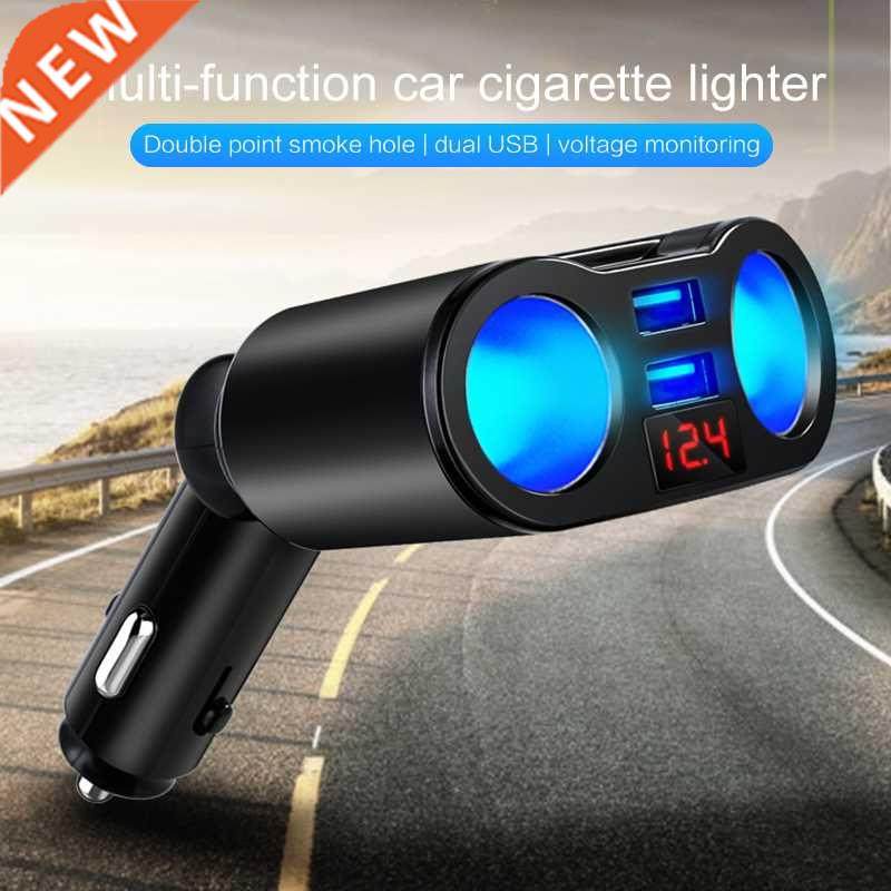 3.1A Dual USB Car Charger 2 Port LCD Display 12-24V Socket L