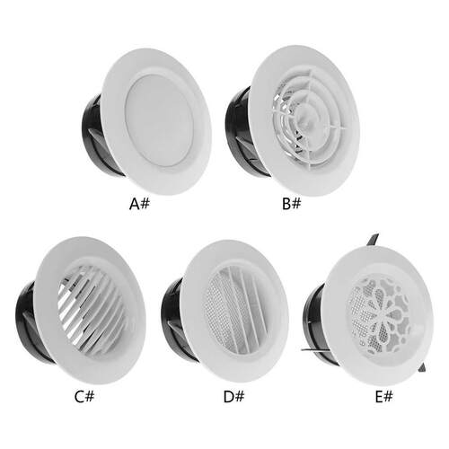 Air Vent Extract Valve Grille Round Diffuser Ducting Ventila