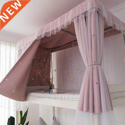。Student dormitory fairy bed curtain mosquito net integrat