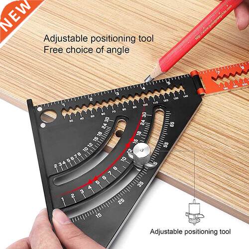 Folding Triangle Sque Ruler Goniometer Speed Sque