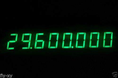 GreenPLJ-8LED-R 0.1MHZ - 2.4GHz RF Signal Frequency Counter