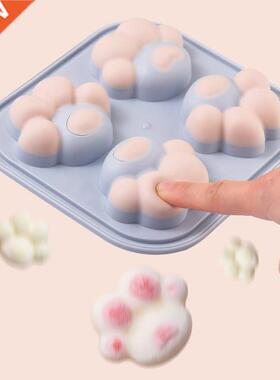 Ice Cube Maker Silicone Ice Mould Cat's Claw Ice Cube Tray D