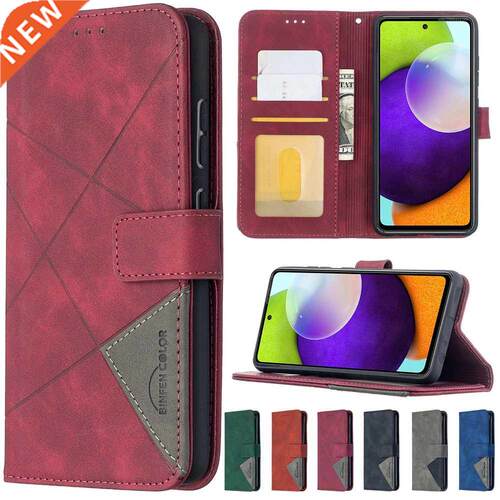 Leather Wallet Phone Case For Samsung Galaxy A01 A02S A03S A