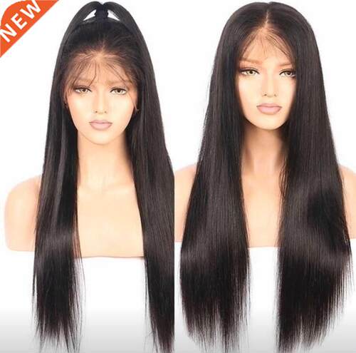 Meinmod Straight Lace Front Wig Synthetic Natural Black For