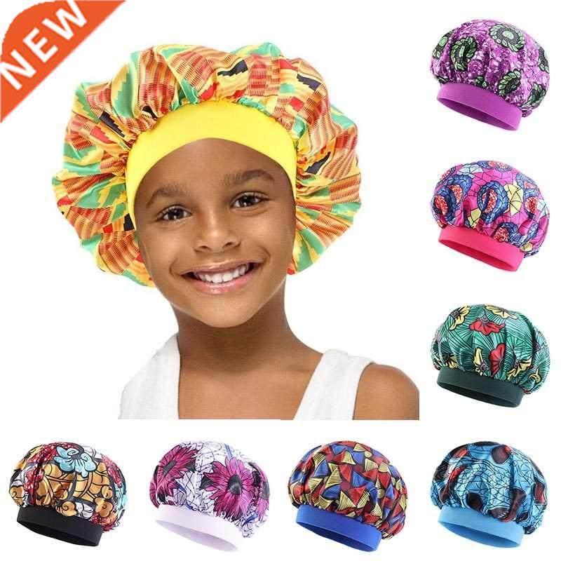 Baby Silky Satin Bonnet Sleep Cap Children Girl Night Turban