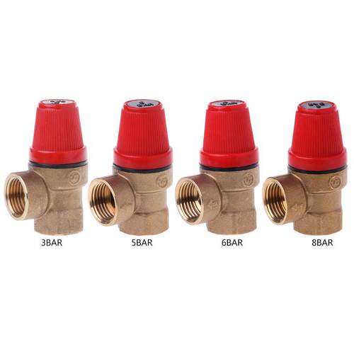 Brass Safety Valve Drain Relief Swithch For Solar Water Heat
