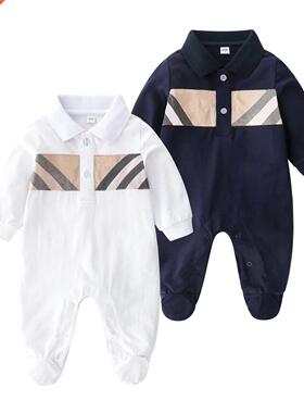 New spring autumn fashion brand style newborn baby clothes C