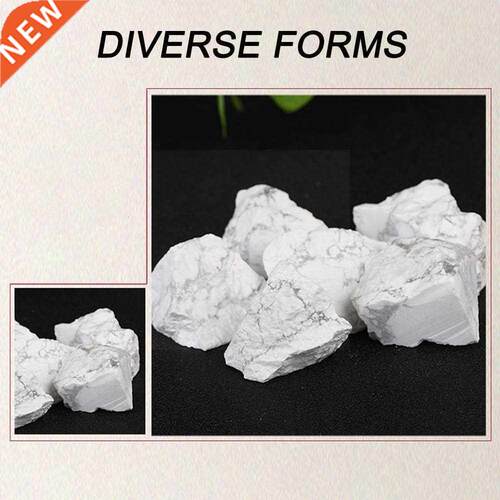Natural White Turquoise Crystal Rough Stone Diffused Repair