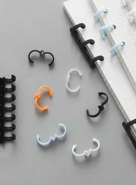 10Pcs Plastic Coil Spring Spiral Ring Binding Strip Rings 30