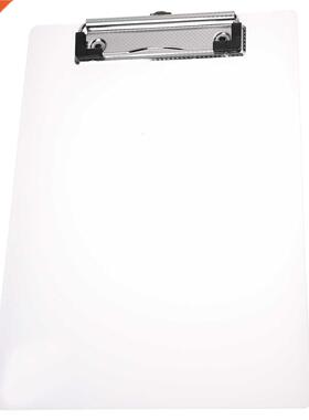 Clipboard Plate Door Translucent Block clip for Paper A5 Off