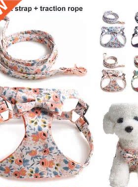 Durable Pet Traction Leash Bow-knot Breathable Pet Chest