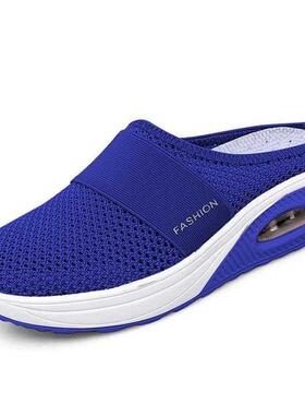 Woen esh Lightweight Shoes Woan Slippers Wedge Shoes Fea