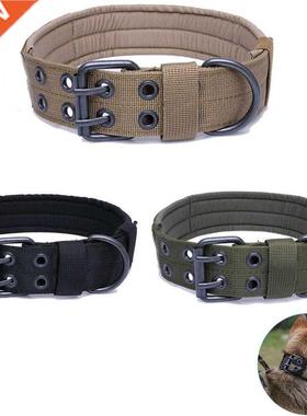 Military Adjustable Big Dog Collar 5-speed Adjustment Pin