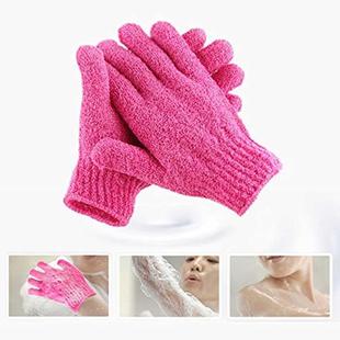 2pcs Bath Body Shower Exfoliating Scrubber Glove Wash Skin S