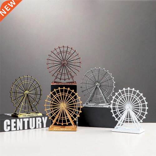 Ferris Wheel Shaped  Ornament Wrought Iron Free-standing