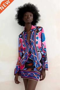 Floral Prnt Loose Blouses Female Shrts Blusas Chc Tops