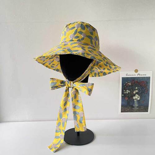 Women's Hat Bucket Hat Panamanian Women Four Seasons Fisherm