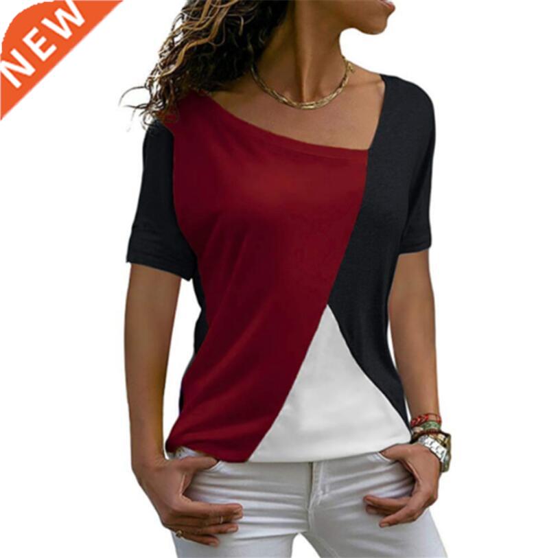 New Coming Thin Summer Casual Women T Shirts Short Sleeve Fa